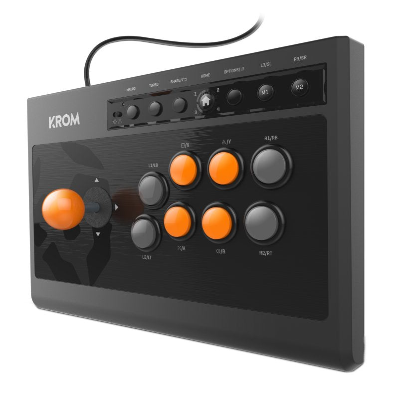 Krom Gamepad Arcade Kumite Multiplataforma - detalle