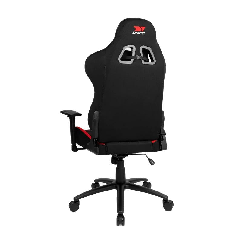DRIFT Silla Gaming DR110 Negra/Rojo - detalle