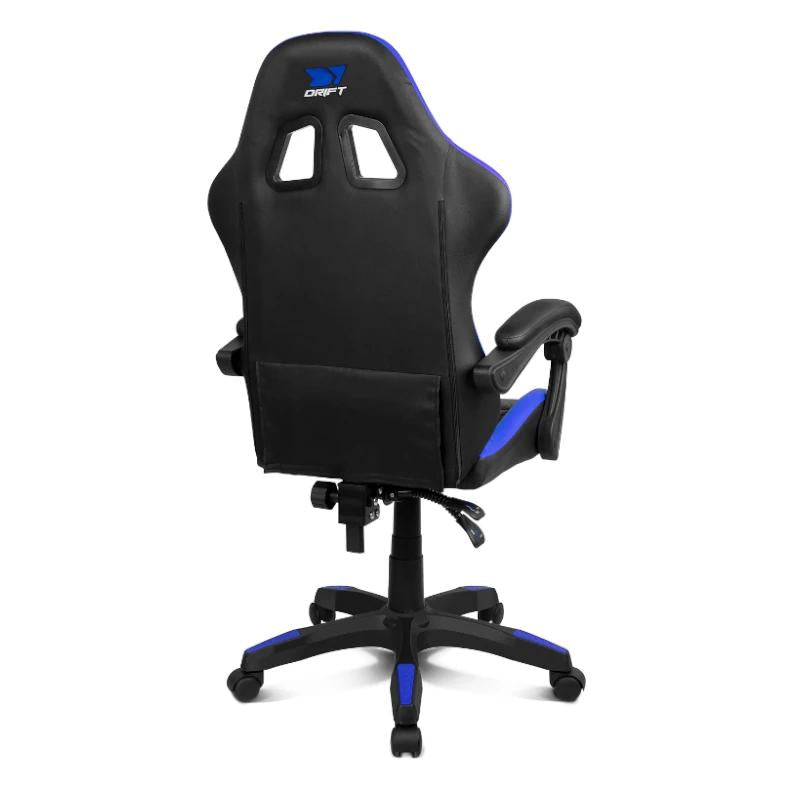 DRIFT Silla Gaming DR35 Negra-Azul Eléctrico - detalle