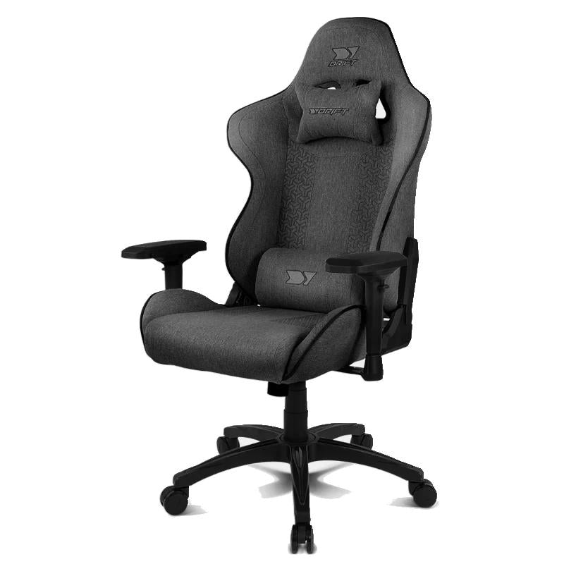 DRIFT Silla Gaming DR190 Tela Gris Oscuro