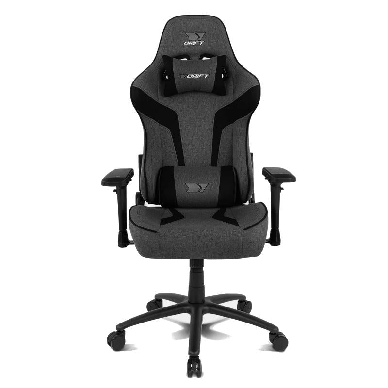 DRIFT Silla Gaming DR90XXL Tela Gris/Negro - detalle
