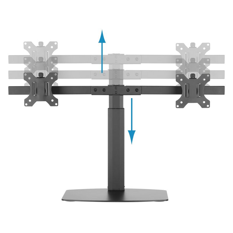 Tooq DB1727TN-B Soporte Monitor Mesa 2Brazos 17-27