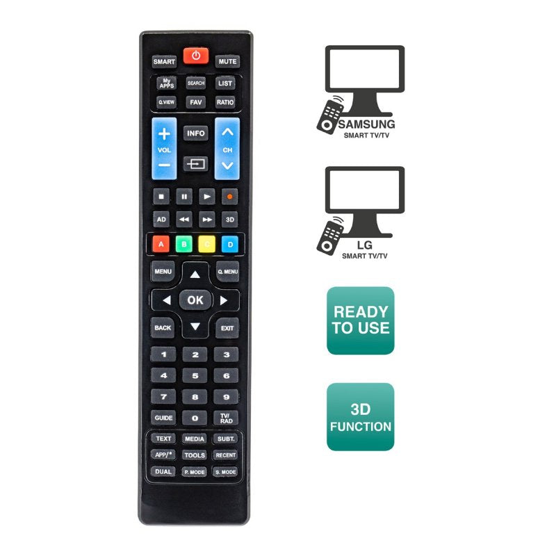 EWENT EW1575 Mando TV universal para LG y Samsung - detalle