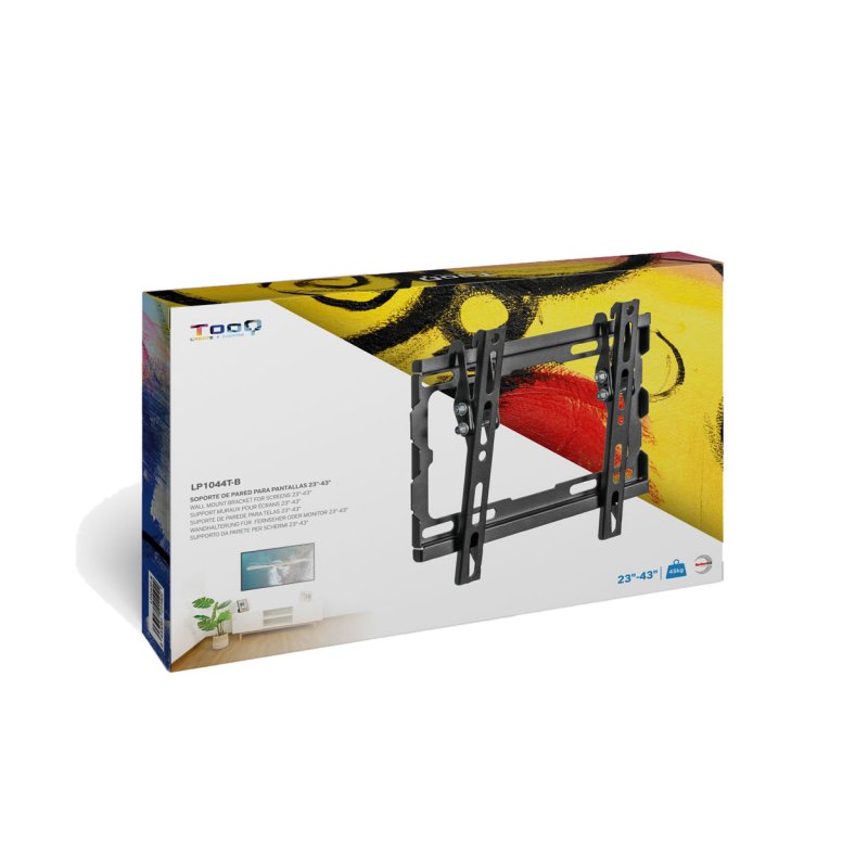 Tooq Soporte pared LP1044T-B incl pantallas 23-43" - detalle