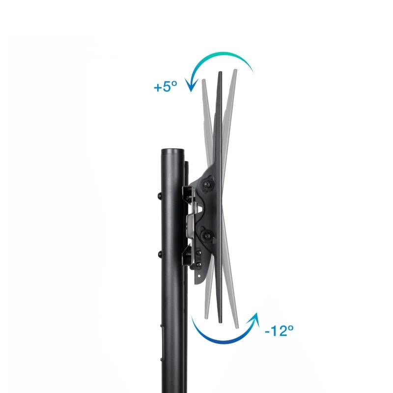 Tooq FS1170M-B Soporte suelo ruedas Ramsés 37"-70" - detalle
