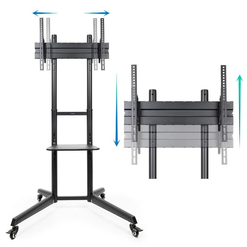 Tooq FS1170M-B Soporte suelo ruedas Ramsés 37"-70" - detalle