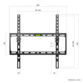 Soporte de parede para TV iggual SPTV15-L con soporte de 21"-75" e 45 kg 