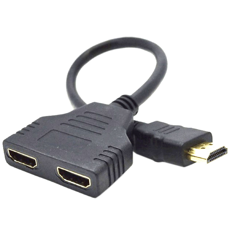 Gembird Cable Adaptador HDMI(M) a 2xHDMI(H) 0.2Mts - detalle
