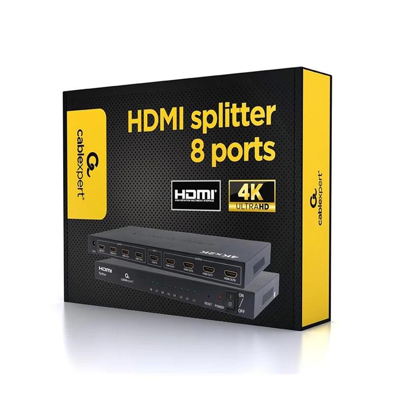 Gembird Divisor HDMI de 8 puertos Admite vídeo 3D - detalle