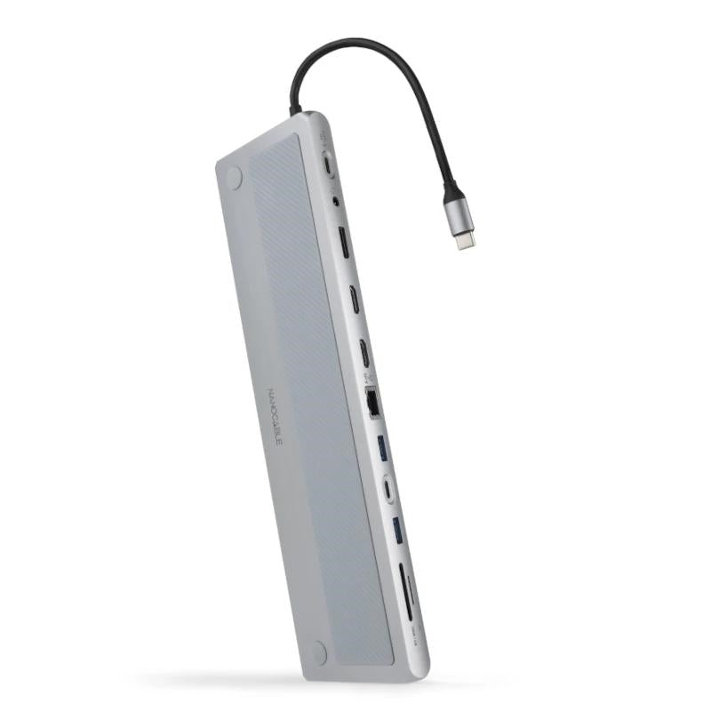 Nanocable Dock 3xUSB-A+USB-C+PD+2xHDMI+DP+RJ45+SD