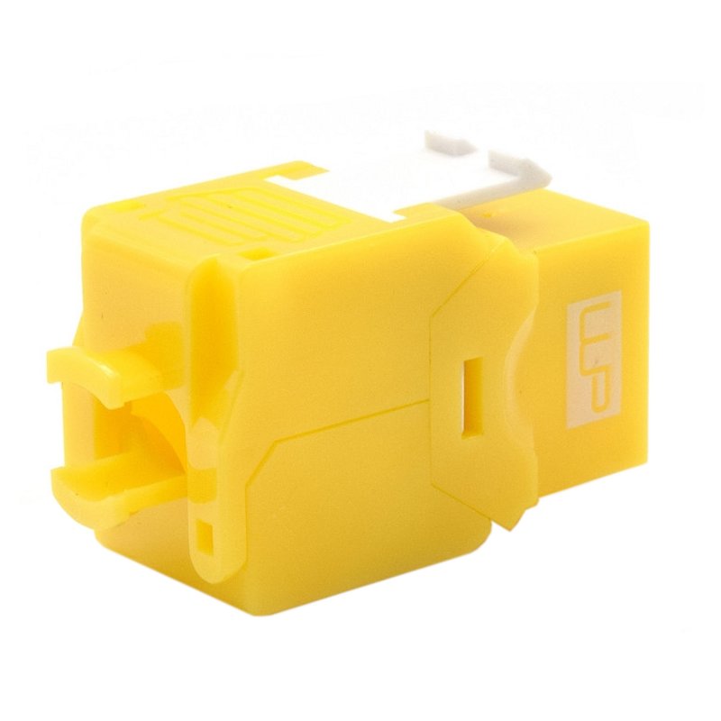 WP Keystone Cat. 6a UTP RJ45/Hembra Amarillo - detalle
