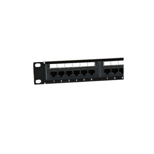 2LAN Patch Panel 19" CAT6 24 Puertos UTP - detalle