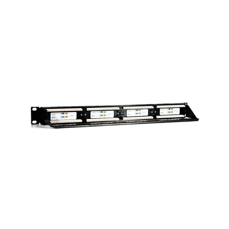 2LAN Patch Panel 19" CAT6 24 Puertos UTP - detalle