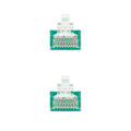 Cable de conexión Nanocable RJ45 Cat. 6 UTP 1 M Verde