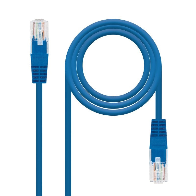 Cable de conexión UTP Cat.6 Nanocable 30 cm azul 