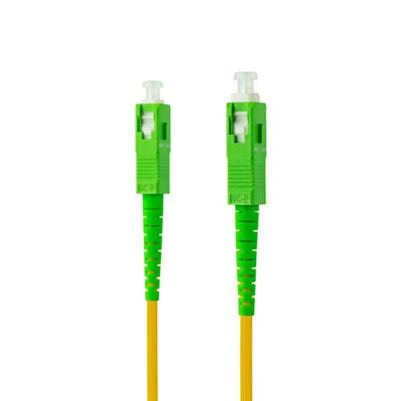 Cable de fibra Nanocable SC/APC LSZH amarelo 1 m 