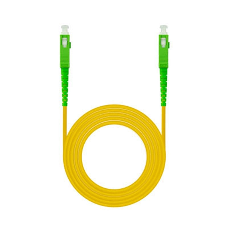 Nanocable Cable fibra SC/APC LSZH Amarillo 5m