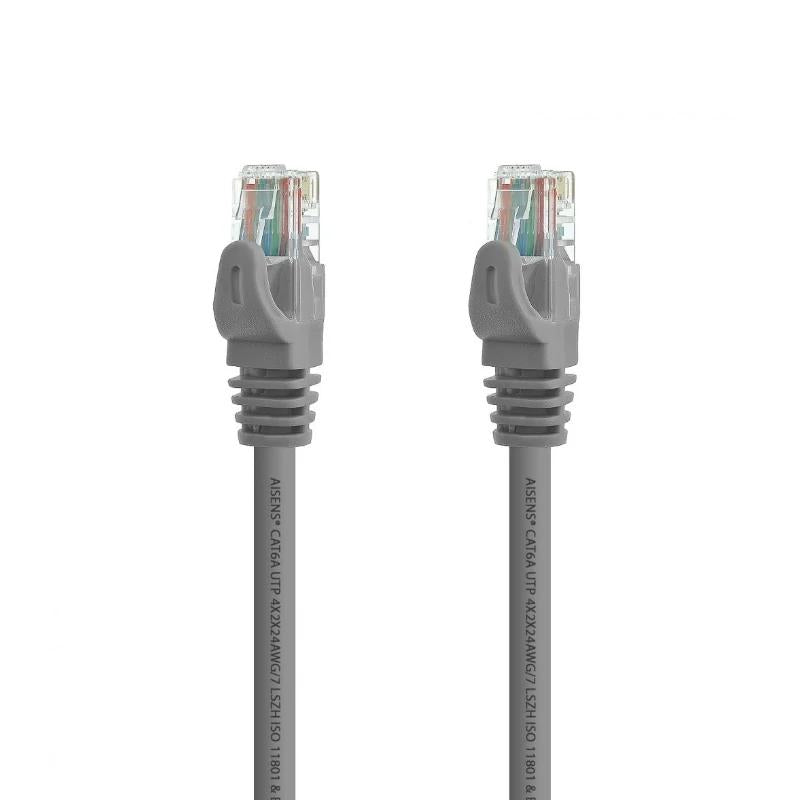 Aisens Latiguillo Rj45 Cat.6A Utp Gris 5.0M - detalle