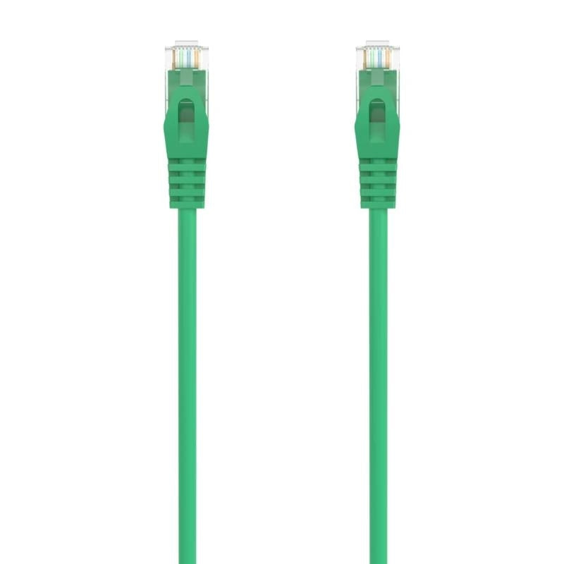 Aisens Latiguillo RJ45 LSZH CAT.6A UTP verde 3.0m