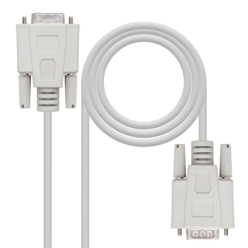 Nanocable Cable Serie Modem DB9/M-DB9/H