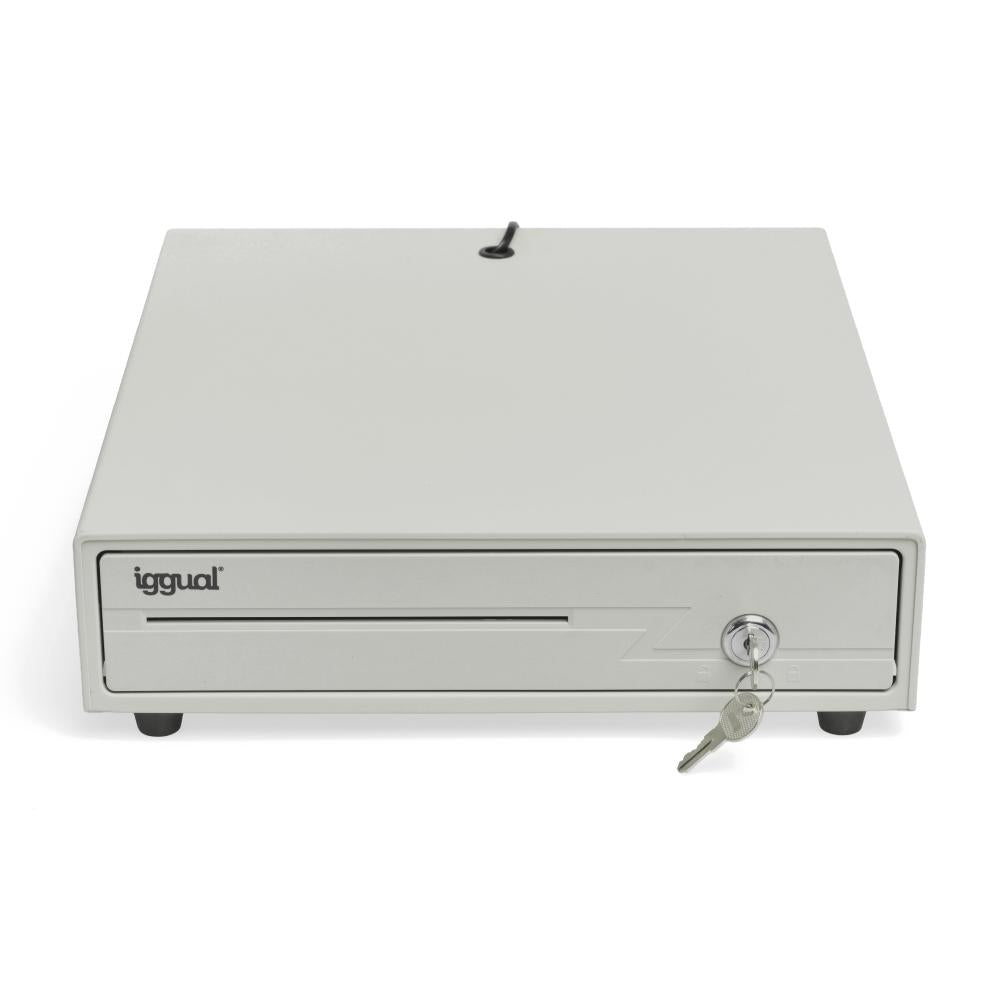 iggual Cajón portamonedas IRON-10W 38cm 4+6 blanco