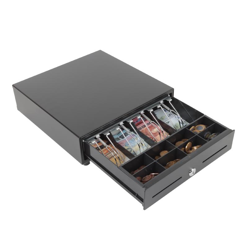 iggual Cajón Portamonedas IRON-XS 33cm 4+8 negro - detalle