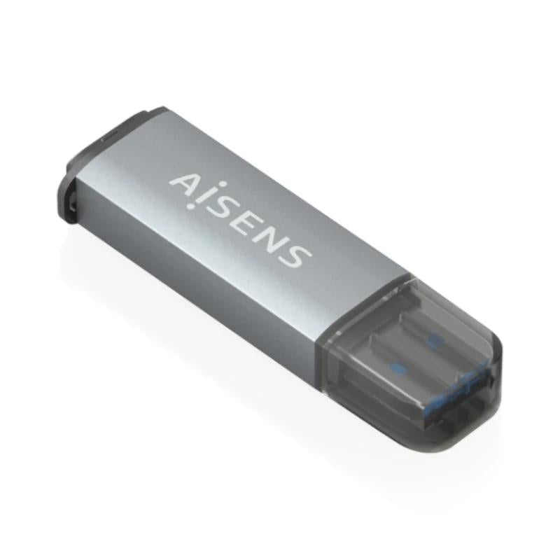 Aisens Lector Tarjetas SD MSD MMC RS-MMC MMCM USBA - detalle