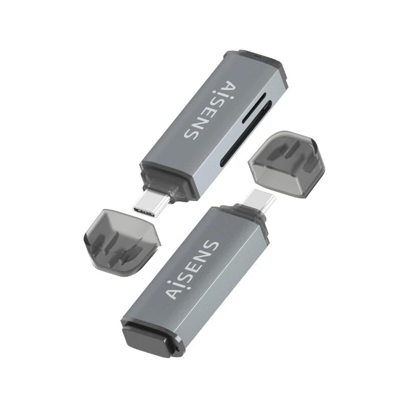 Aisens Lector Tarjetas SD MSD MMC RS-MMC MMCM USBC