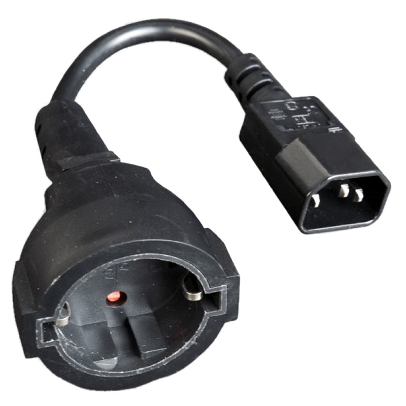 Gembird Cable Alimentación Adap. C14(M) a Schuko(H - detalle