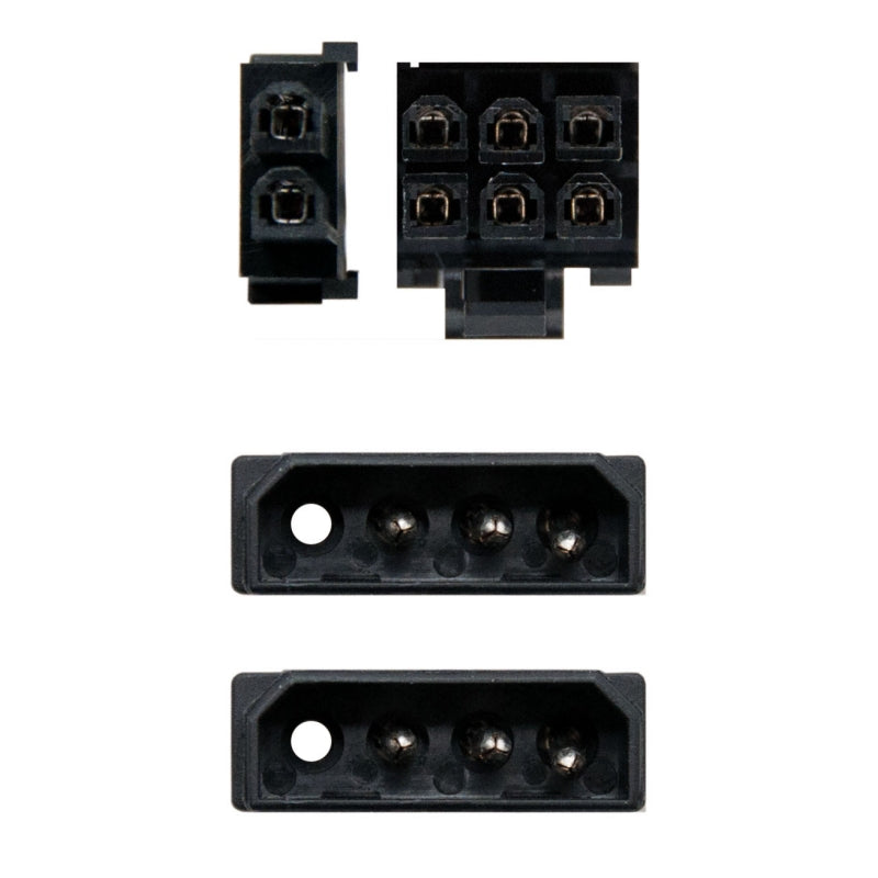 Nanocable Cable VGA 2x5.25"/M-PCI-E(6+2PIN)/M 20cm - detalle