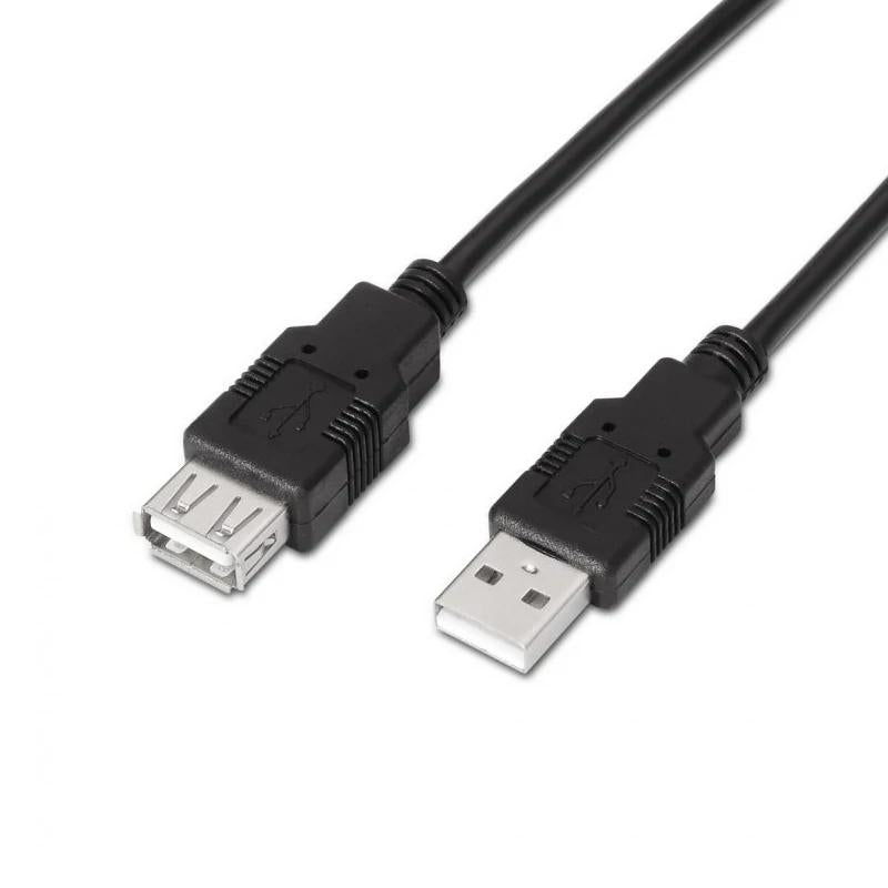 Aisens Cable USB 2.0 tipo A/M-A/H negro 3.0m - detalle