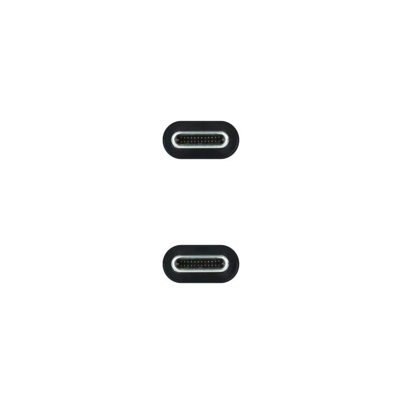 Cable Nanocable USB 3.2 Gen2x2 100W 4K USB-C 2m 