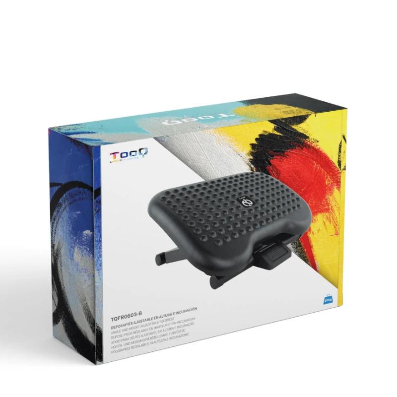 Tooq Reposapiés ajustable confort Negro - detalle