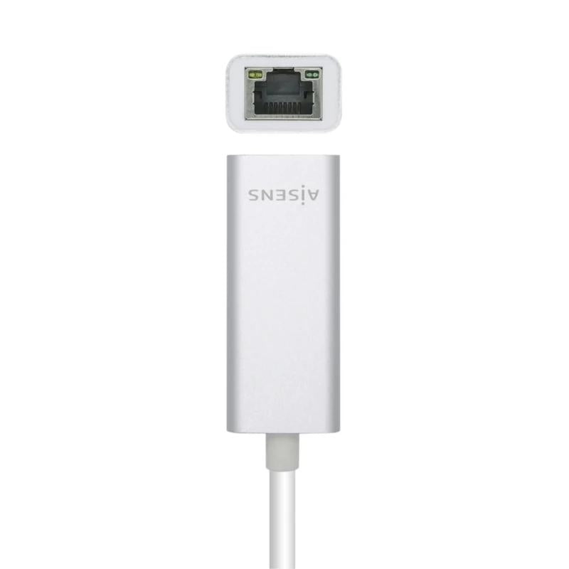 Aisens Conversor USB3.1 Gen1/C a Ethernet 15Cm - detalle