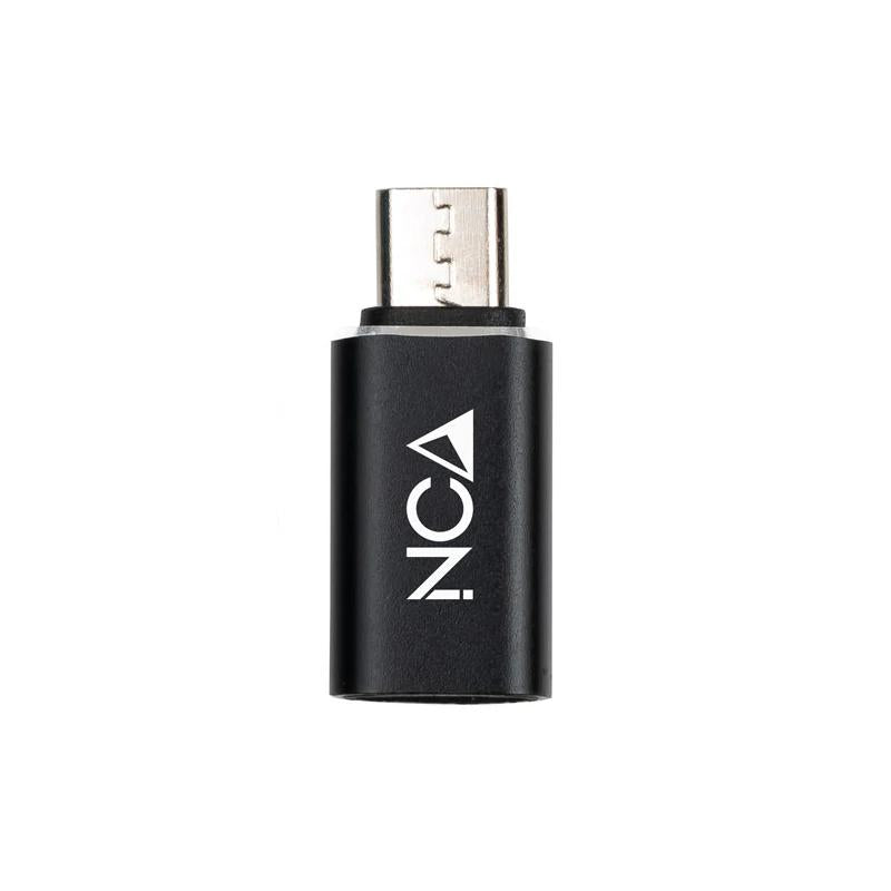 Adaptador Nanocable Micro USB/M a USB-C/H de aluminio 