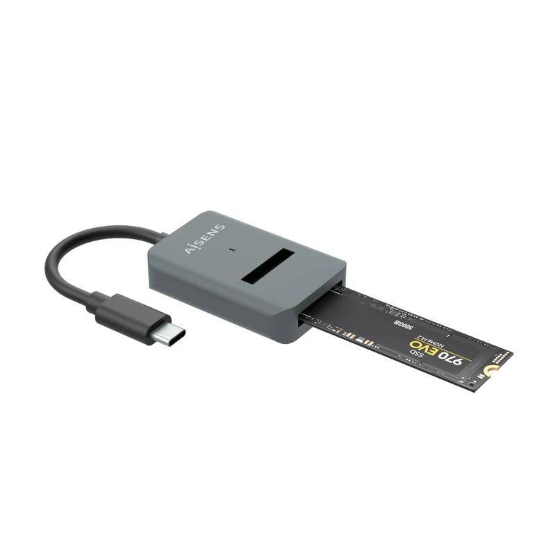 Aisens USB-C Dock M.2 Sata/Nvme-Usb3.1 Gen2 Gris - detalle