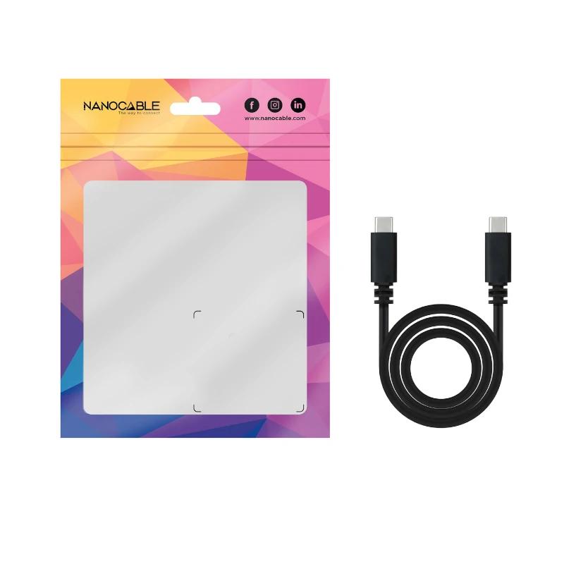 Nanocable Cable USB2.0 3A USB-C/M-USB-C/M 1.5 M - detalle