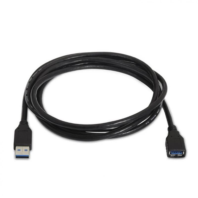 Aisens Cable USB 3.0 Tipo A/M-A/H negro 1.0m - detalle