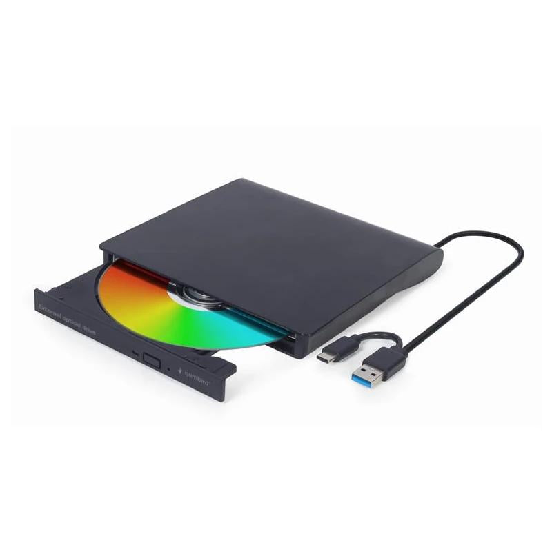 GEMBIRD Unidad de DVD USB externa  Negro - detalle