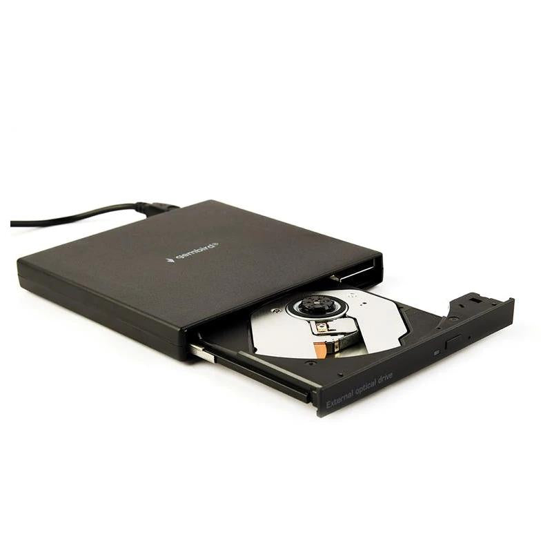 GEMBIRD Unidad de DVD USB 2.0 exter Negra - detalle