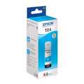 Botella de tinta cian Epson Ecotank 104 