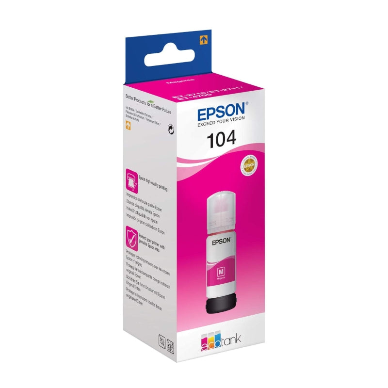 Botella de tinta magenta Epson Ecotank 104 