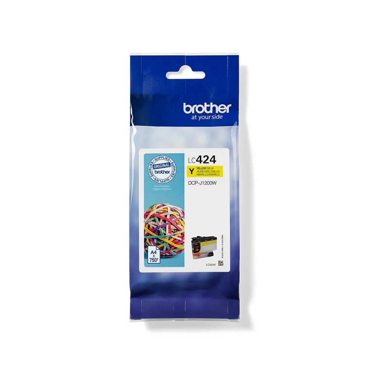 Cartucho Brother LC424Y amarelo