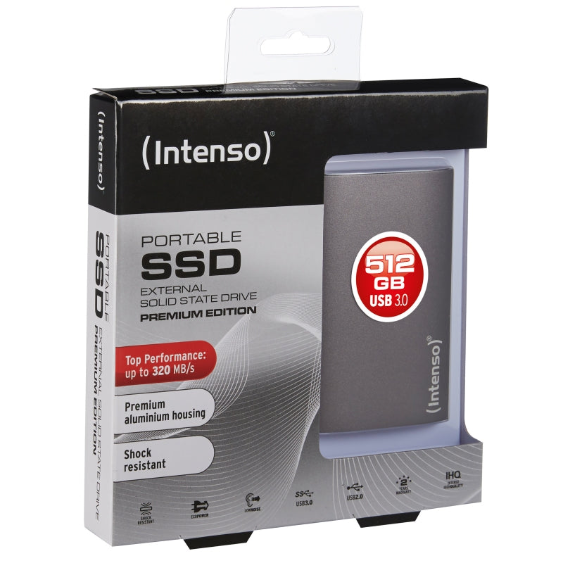 Intenso External SSD 500GB Premium Edition 1.8" - detalle