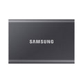 Unidade SSD externa Samsung T7, 2 TB, NVMe, USB 3.2, gris 