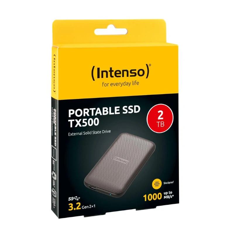 Intenso External SSD TX500 2Tb USB-C 3.2 Gen 2x1 - detalle