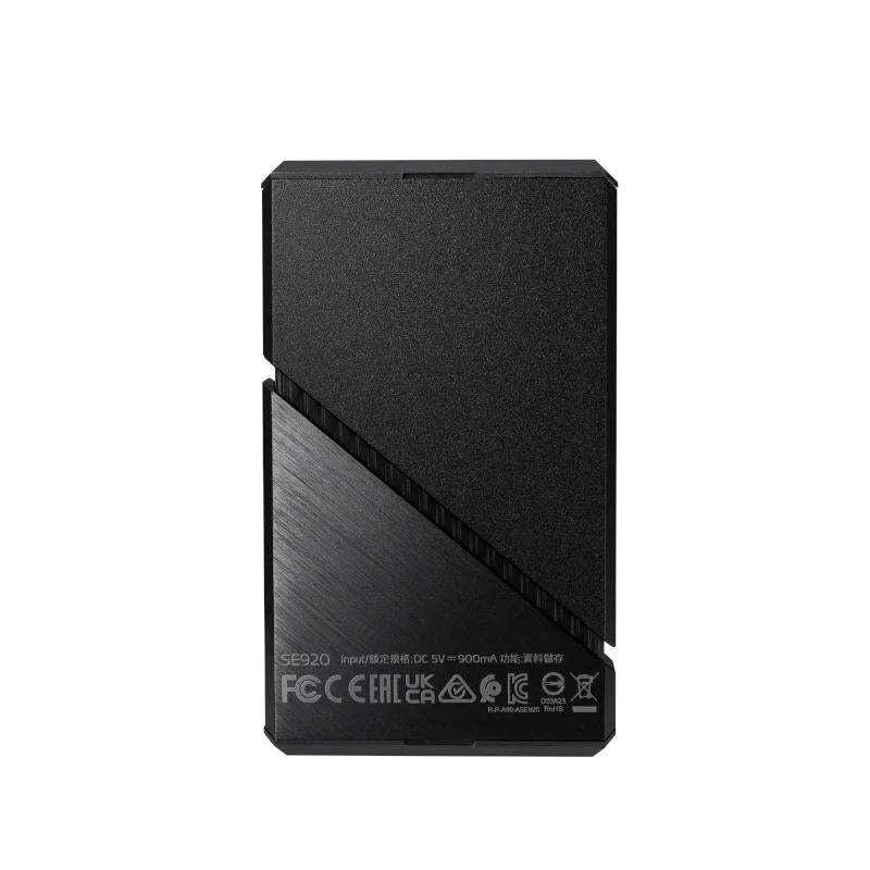 ADATA SE920 SSD Externo 1TB USB4  Negro - detalle