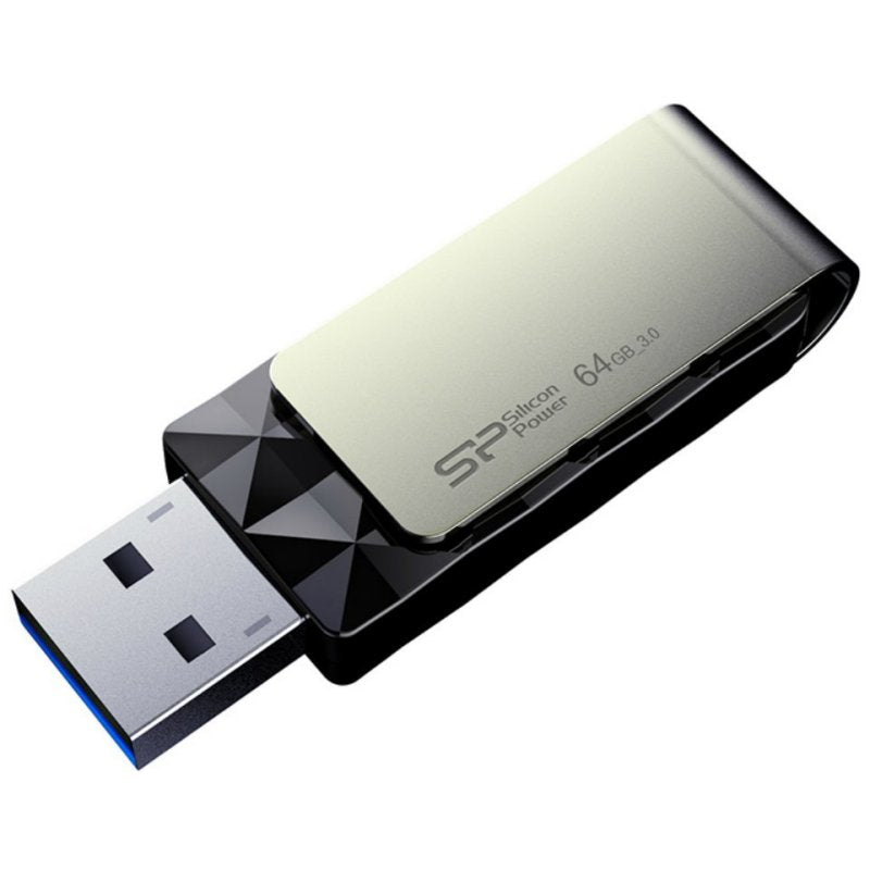 SP memoria USB Blaze B30 USB 3.1 Gen1 64GB Black - detalle
