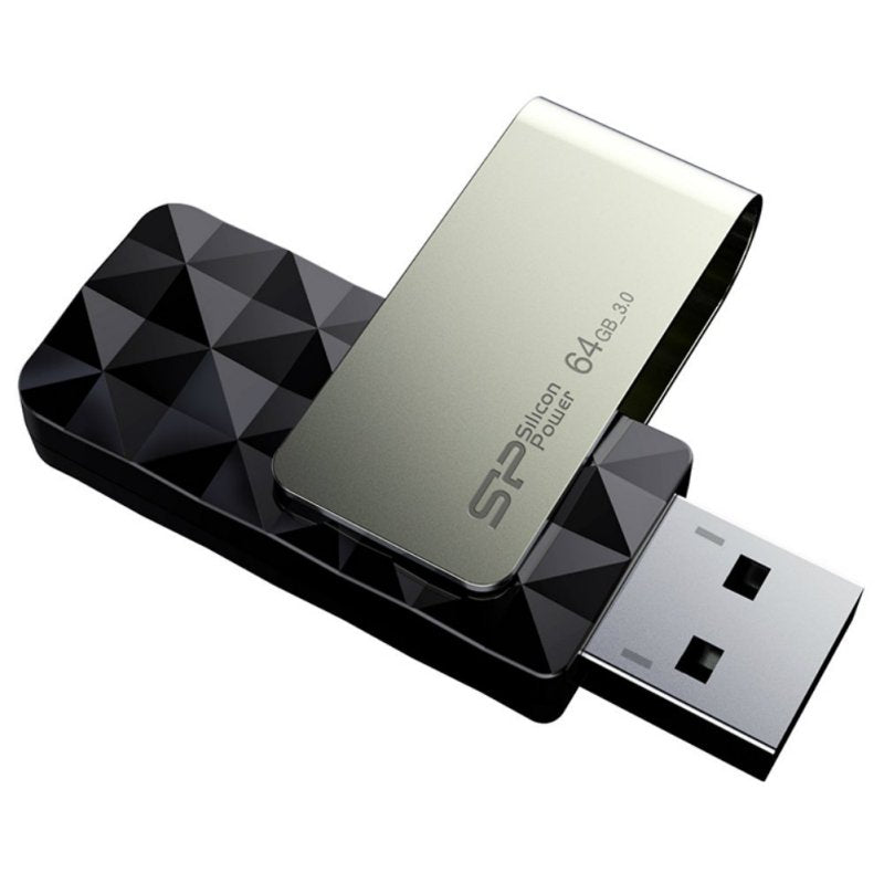 SP memoria USB Blaze B30 USB 3.1 Gen1 64GB Black - detalle