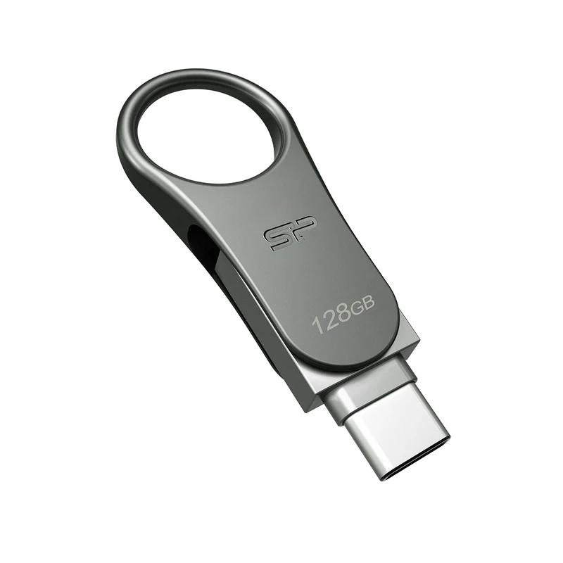 SP Llapis USB C80 USB-C 3.2 128GB Dual Metalico 